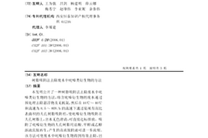 樹脂吸附法去除廢水中吡嗪類衍生物的方法