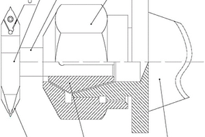 一種集成式V槽試樣加工刀具