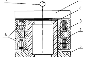 一種組配角接觸球軸承軸向游隙測量裝置
