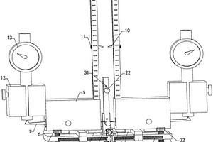 一種鋁芯鋁絞線檢測用蝶式引伸儀