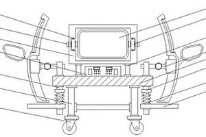 一種用于汽車電動(dòng)門窗與中控鎖實(shí)驗(yàn)臺(tái)支架