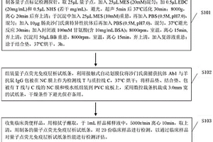 檢測(cè)腸炎沙門氏菌量子點(diǎn)熒光免疫層析試紙條及制備方法