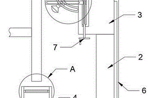 一種建筑幕墻物理性能檢測裝置的噴淋結構