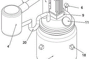 通過自動分水器和冷凝器控水的樹脂生產(chǎn)用反應(yīng)釜裝置