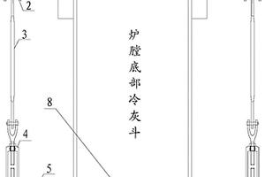 鍋爐底部關(guān)斷門機(jī)械鎖緊裝置