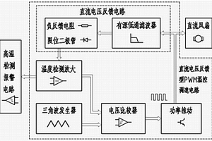 基于電壓反饋型PWM溫控調(diào)速電路的高溫檢測報(bào)警電路