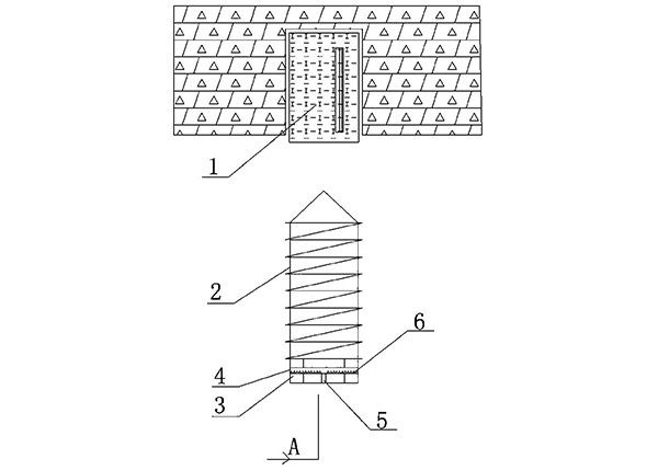 礦山測量用導(dǎo)線點(diǎn)裝置