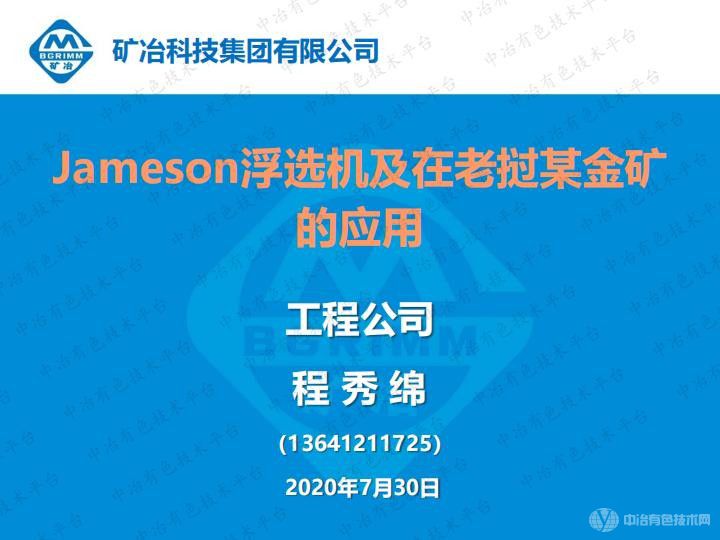 Jameson浮選機(jī)及在老撾某金礦的應(yīng)用