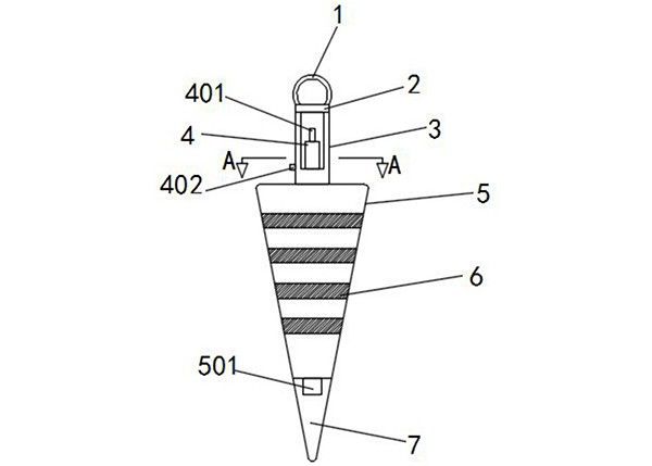 自發(fā)光防爆式礦山測(cè)量用吊錘