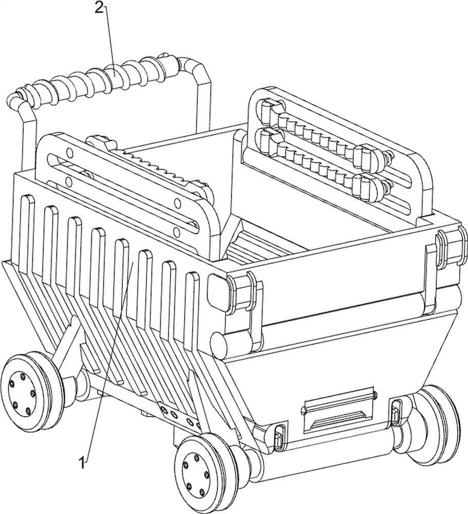 礦山用便于卸料的礦車