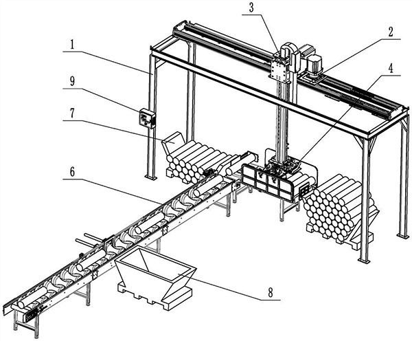 用于鋁圓棒自動碼垛設(shè)備