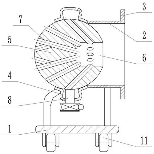 冶金風(fēng)機(jī)出風(fēng)口風(fēng)量調(diào)節(jié)裝置