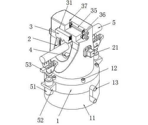 礦用柱形錨具自動解剖器