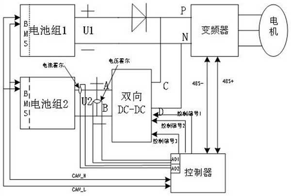 分解電池式礦用電機車能量回收裝置及控制方法