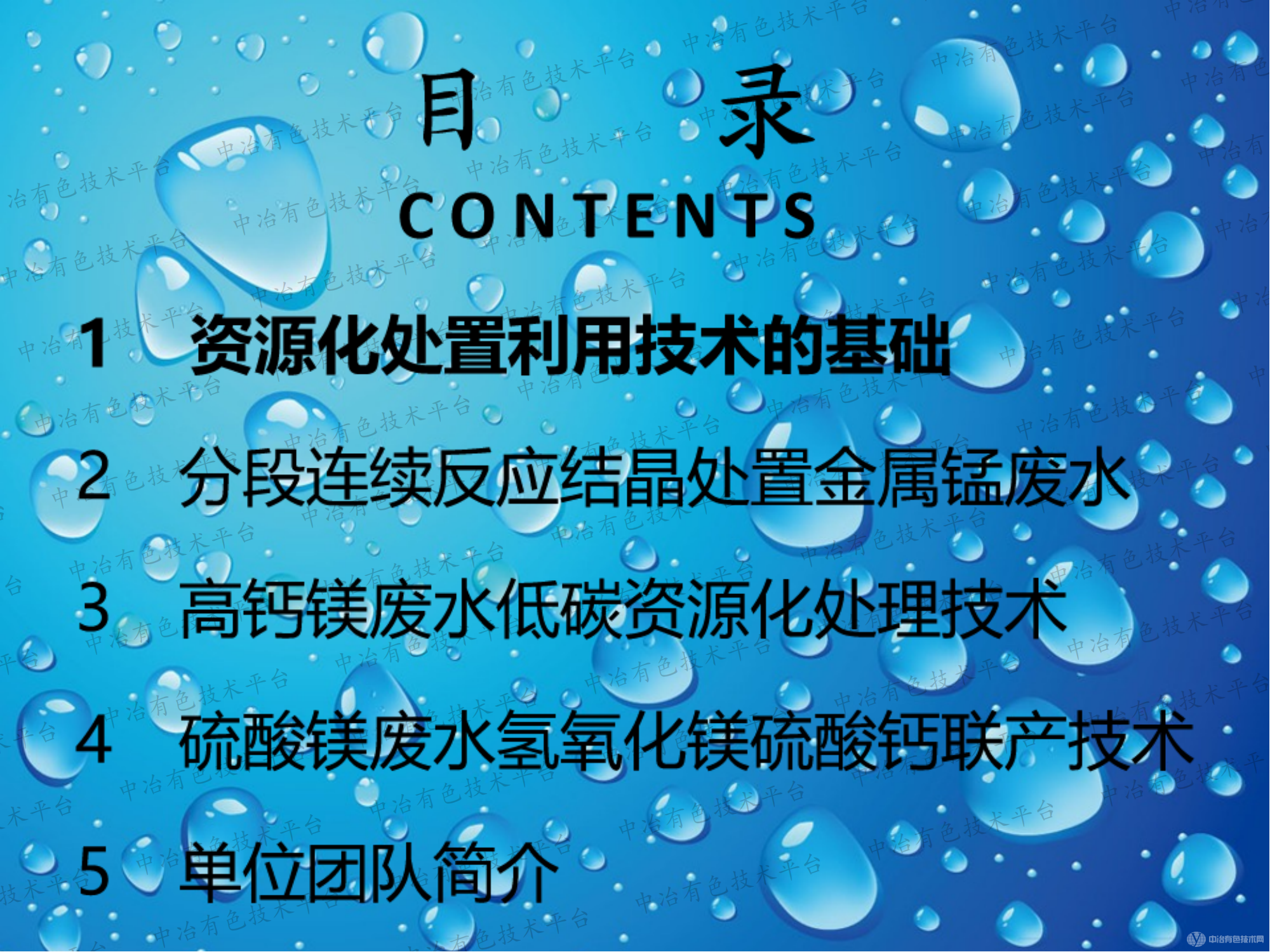 高效、低碳廢水資源化處置利用技術(shù)