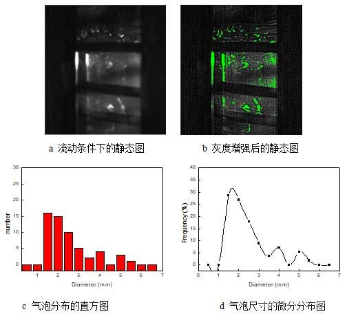 流動(dòng)條件下氣泡分布